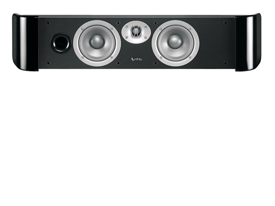 CLASSIA CC 225 - Black - 2-Way, Dual 5-1/4 inch Center Channel Speaker With Patented Infinity CMMD® Driver Technology - Hero